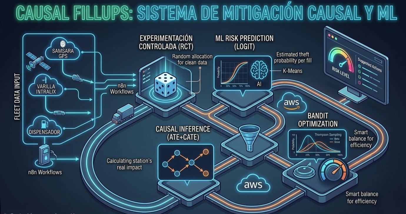 Causal Fillups Architecture